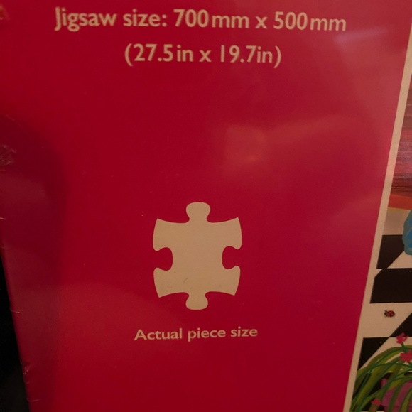 1000 piece puzzle, 🧩NWT/has never been opened, unique flower design.🧩 - Picture 8 of 10